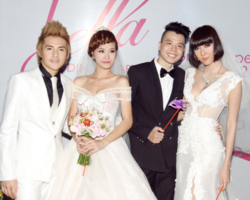 Ngọc Quyên vẫn sexy khi làm cô dâu - 3