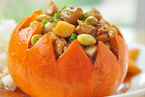 Ngon bổ món gà hấp bí ngô - 6