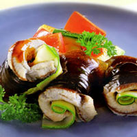 Ẩm thực - Lươn cuộn bí ngòi giàu dinh dưỡng