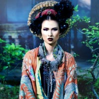 Người mẫu - Hoa hậu - Thí sinh nền nã với áo dài, khăn đóng
