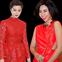 Bí quyết mặc đẹp - Mỹ nhân Á - Âu nóng bỏng với sắc đỏ