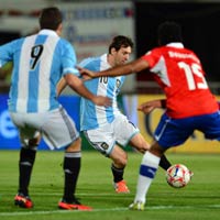 Bóng đá - Chile - Argentina: Lại là Messi