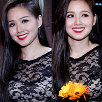 Thời trang - Tâm Tít khéo "úp mở" vòng 1 no tròn