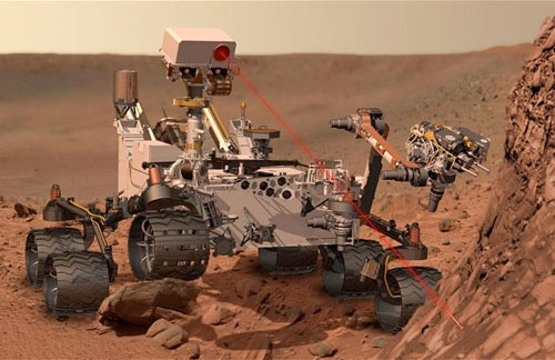 Tàu Curiosity lấy mẫu đầu tiên trên sao Hỏa - 1