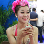 Chân dài tỏa sáng tại Mobile Vietnam 2012