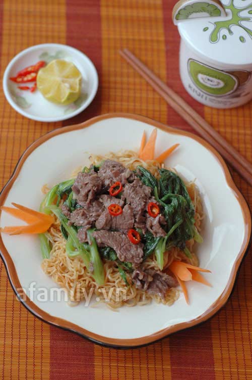 Tự làm mỳ xào bò cực ngon! - 13