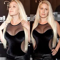 Xu hướng thời trang - Heidi Montag khoe ngực nặng trĩu silicon
