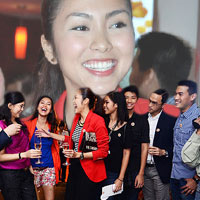 Hậu trường phim - Hà Tăng thân mật với gia đình "chồng"