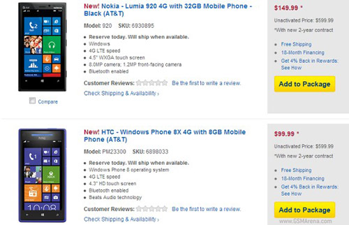 Best Buy nhận đặt hàng HTC 8X và Lumia 920 - 1