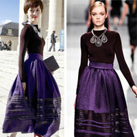 Bí quyết mặc đẹp - Chọn váy đẹp đến công sở mùa đông