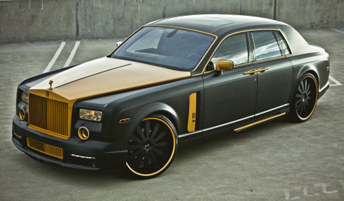 Rolls-Royce Phantom độ vàng lộng lẫy - 1