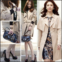 Thời trang công sở - Áo khoác khaki hoàn hảo cho nữ công sở