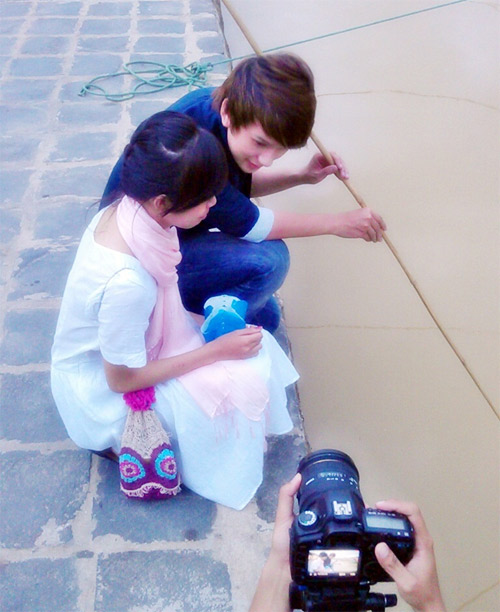 Hoàng tử đá về phố cổ quay MV - 6