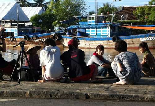 Hoàng tử đá về phố cổ quay MV - 8