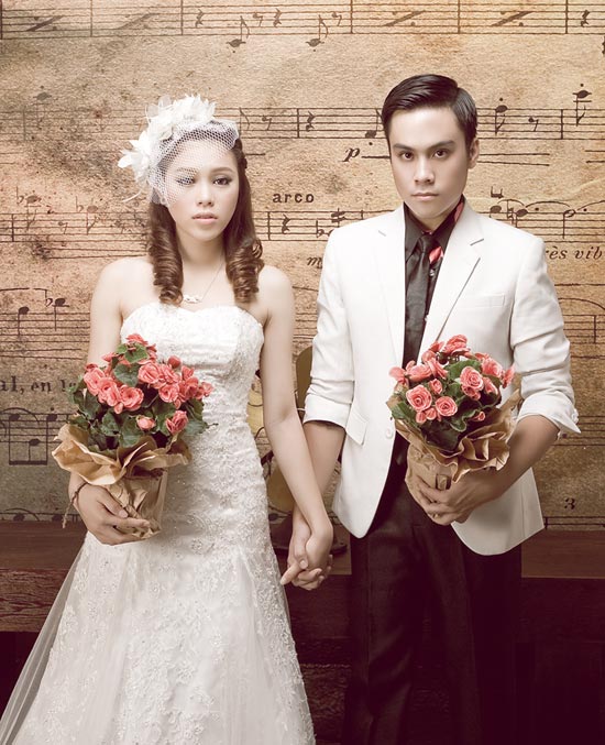 Cô dâu chú rể lãng mạn, đáng yêu - 12