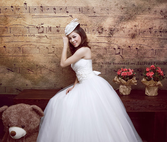 Cô dâu chú rể lãng mạn, đáng yêu - 5