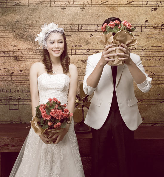 Cô dâu chú rể lãng mạn, đáng yêu - 9