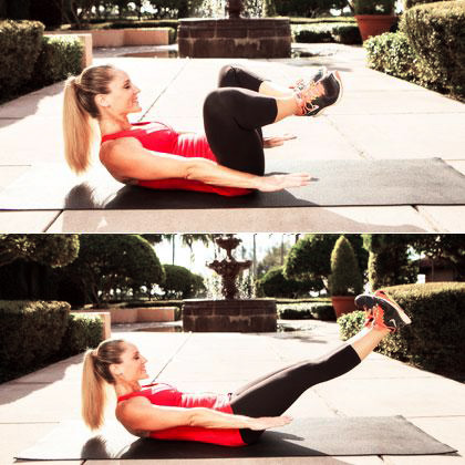 8 động tác làm tan chảy mỡ bụng - 8