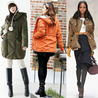Thời trang công sở - Mặc Parka cho thu đông ấm áp