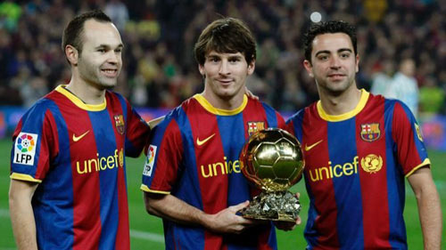 Messi bầu QBV cho các đồng đội - 1