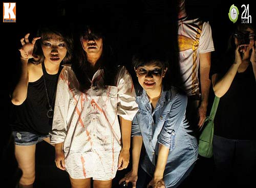 Giới trẻ hóa trang rùng rợn chơi Halloween - 8