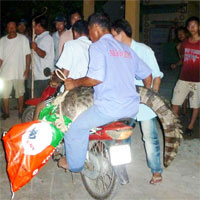 Tin tức trong ngày - Cà Mau: Cá sấu lớn lại nổi đầu trên sông