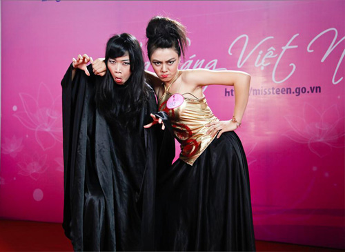 Thí sinh Miss Teen dọa ma giám khảo - 4