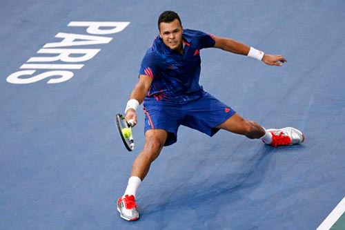 Cú đánh siêu "ảo" của Tsonga tại Paris Masters - 1