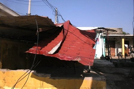 Thêm một cột phát thanh bị đổ ở Nam Định - 4