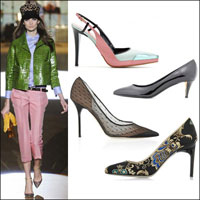 Bí quyết mặc đẹp - Thu/đông 2012: Giầy mũi nhọn lên ngôi