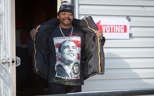 Chùm ảnh: Dân Mỹ háo hức đi bầu cử tổng thống - 4