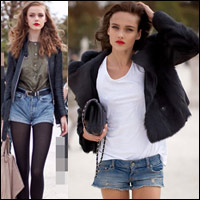 Thời trang công sở - Ngày lạnh vẫn sexy với short jeans