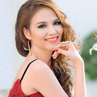 Người mẫu - Hoa hậu - Diễm Hương nồng nàn váy đỏ!