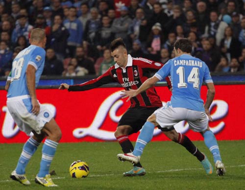 Napoli - Milan: Sống nhờ El Shaarawy - 1