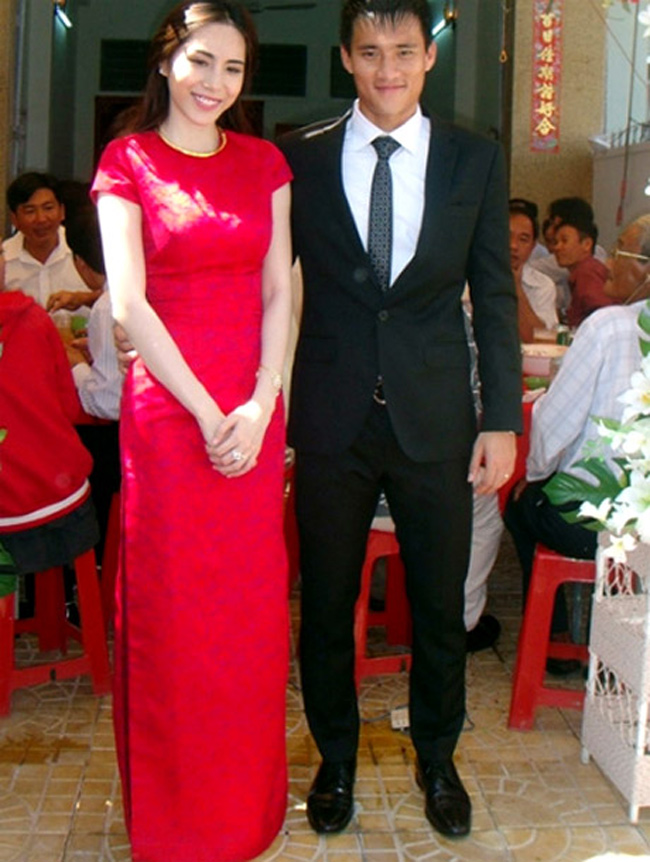 Lễ đính hôn của Công Vinh và Thủy Tiên diễn ra tại Rạch Giá, Kiên Giang cách đây khoảng 1 năm.