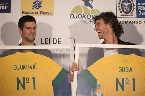 Djokovic diễn hề hài hước tại Brazil - 4