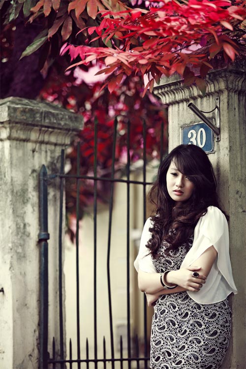 Hot girl Hà Kim dịu dàng đón gió đông - 15