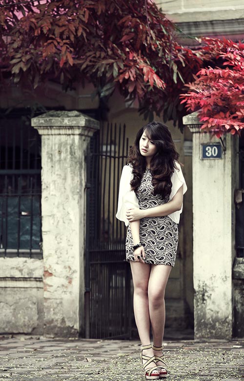 Hot girl Hà Kim dịu dàng đón gió đông - 16