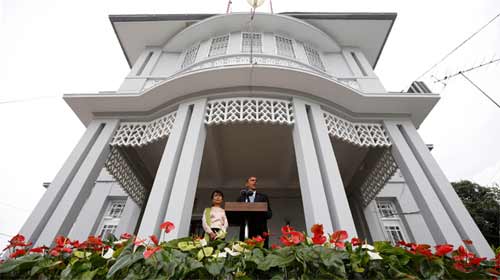 Obama là Tổng thống Mỹ đầu tiên thăm Myanmar - 3