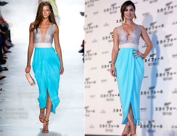 Váy cổ chữ U "oanh tạc" showbiz - 13