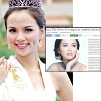 Người mẫu - Hoa hậu - Diễm Hương được Missosology khen ngợi