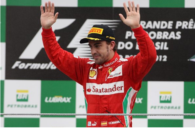 Dù rất cố gắng, nhưng cuối cùng Alonso đành phải hài lòng với vị trí thứ 2 chung cuộc.