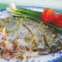 Ẩm thực - Ngon mê cá dìa hấp bún