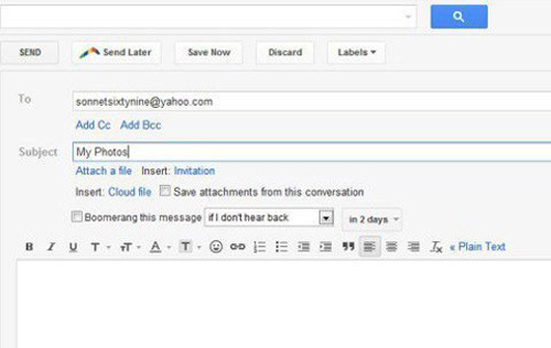 Cách gửi email đính kèm file với mọi dung lượng - 3