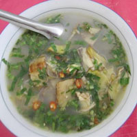 Ẩm thực - Về miền Tây ăn khô cá rún nấu sim-lo