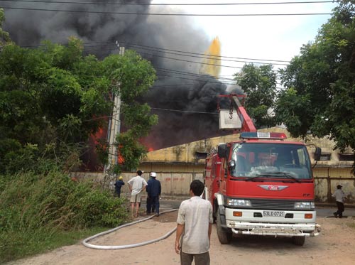 Bãi container cháy, thực phẩm Tết ra tro - 6