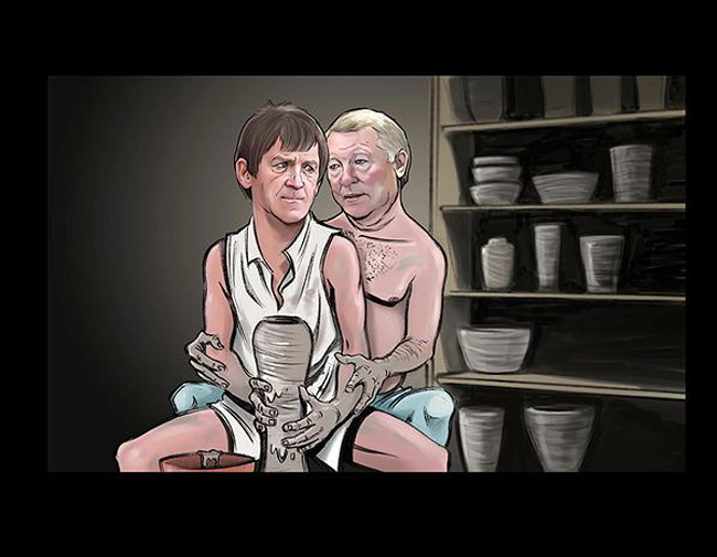 Sir Alex Ferguson và King Kenny Dalglish.