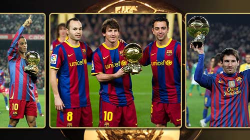 Barca là “Vua” QBV - 1