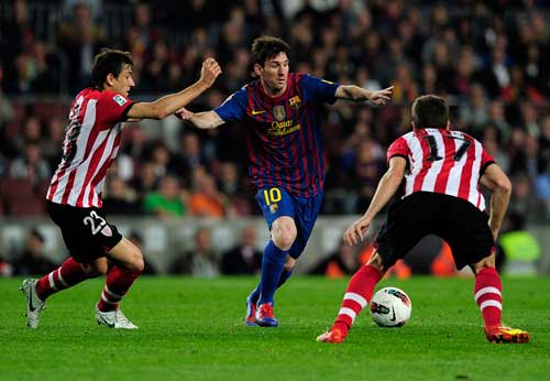 Barca - Bilbao: Tiếc cho Messi - 1