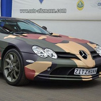 Ô tô - Xe máy - Mercedes-Benz SLR McLaren màu “rằn ri”